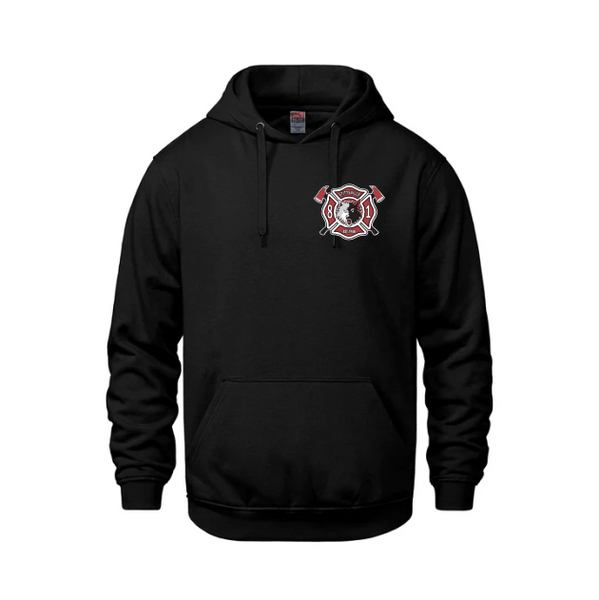 Station 81 Hoodie - Axe flag back