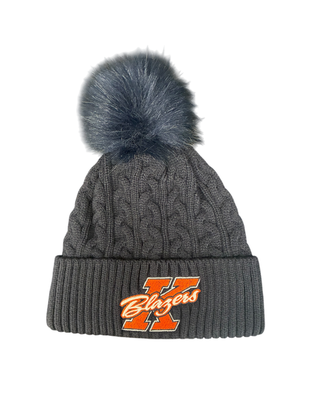 Blazers Fur Pom Pom Tuque