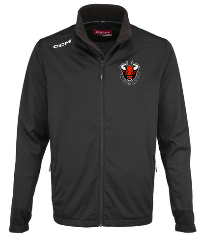 Canadian Strength Bulls 2025 CCM Track Jacket Black
