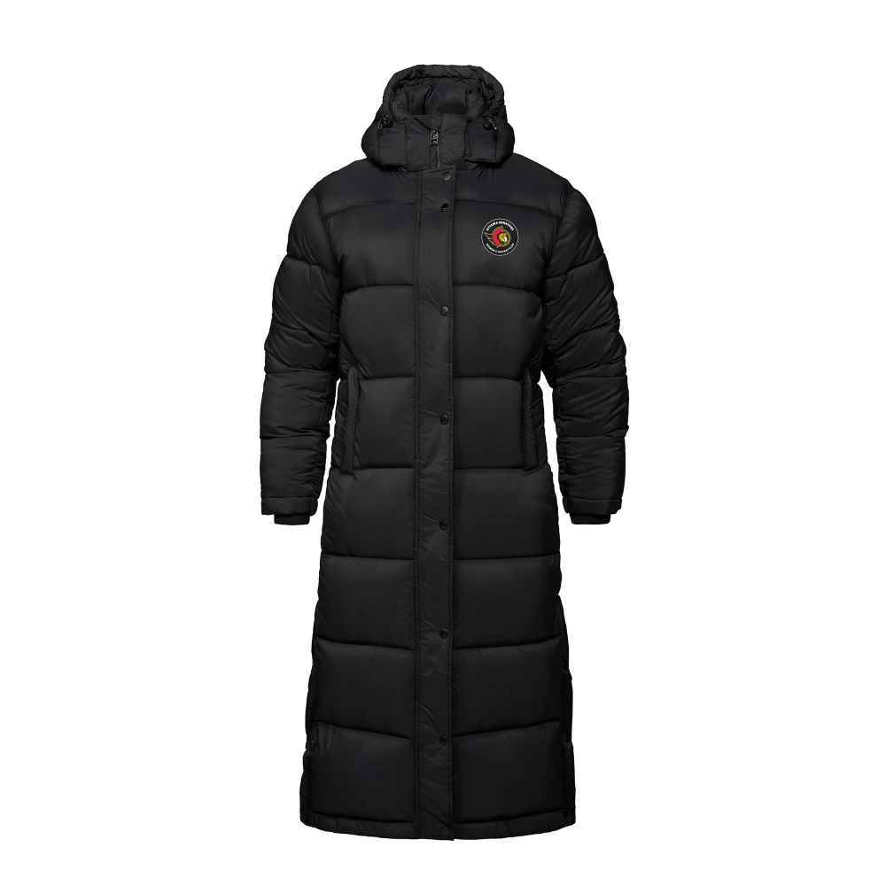 Ottawa Senators Womens Hockey Club Ladies Puffy Heavyweight Jacket
