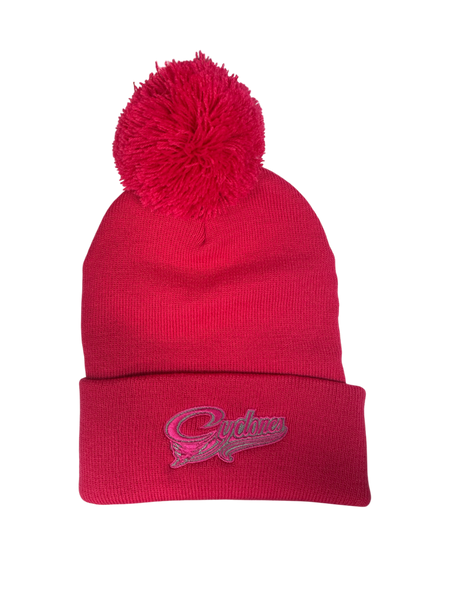Cyclones Two Toned Pom Tuque