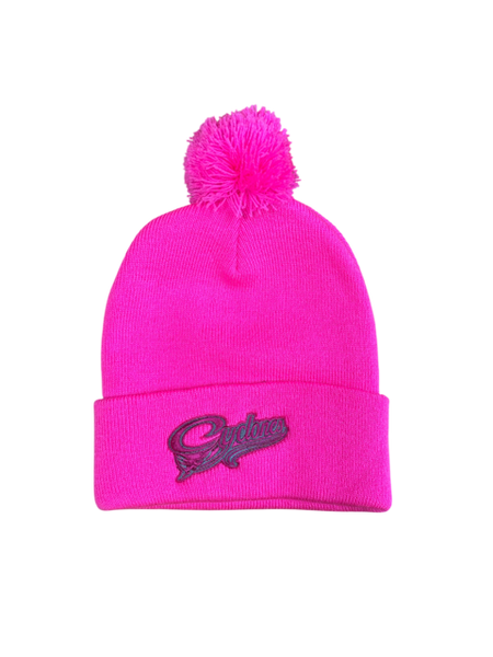 Cyclones Two Toned Pom Tuque