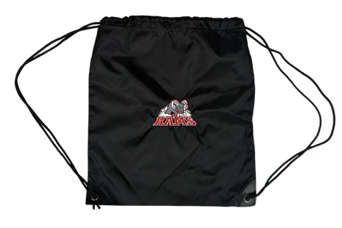 Rams Crested Cinch Bag red