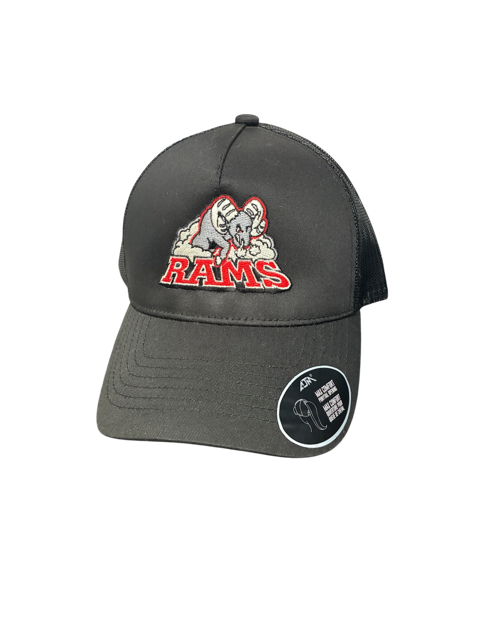 Rams Ponytail Adjustable Hat