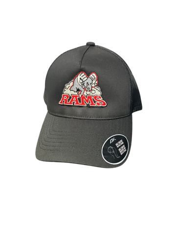 Rams Ponytail Adjustable Hat