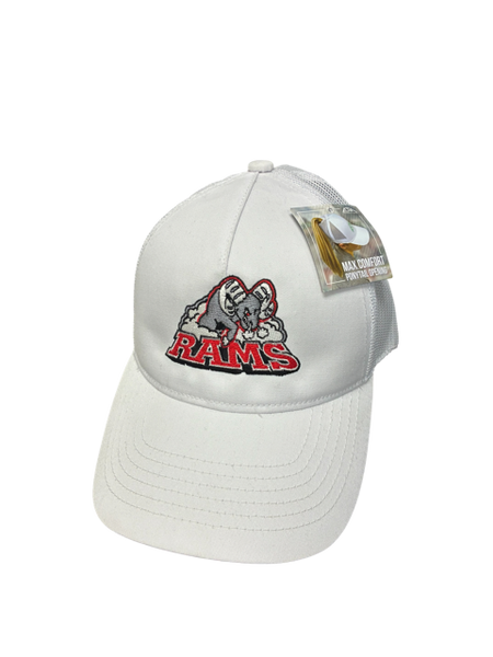 Rams Ponytail Adjustable Hat