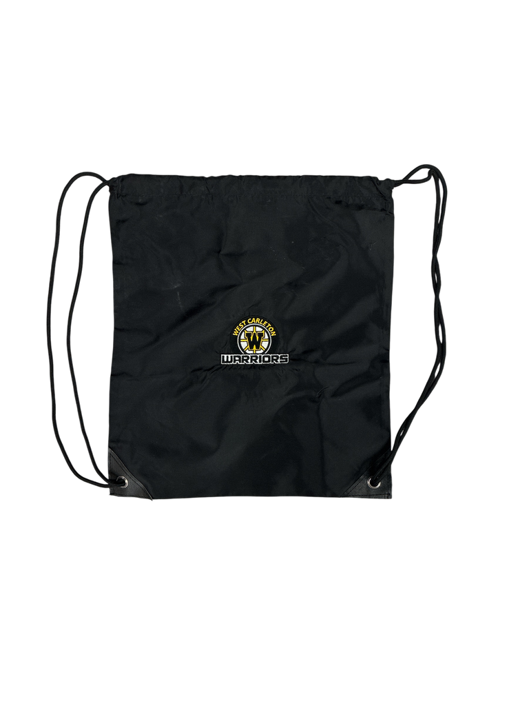 Warriors Crested Cinch Bag gold