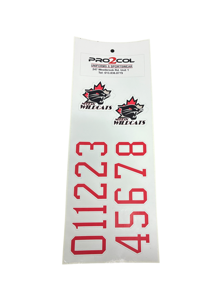 Nepean Wildcats Helmet Decal