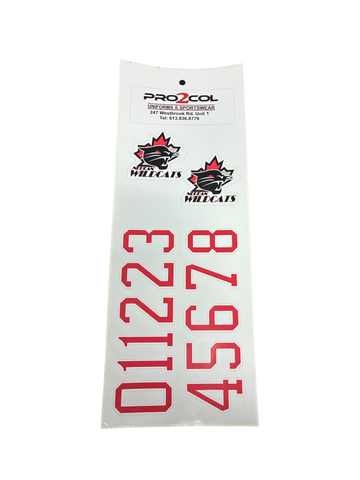Nepean Wildcats Helmet Decal