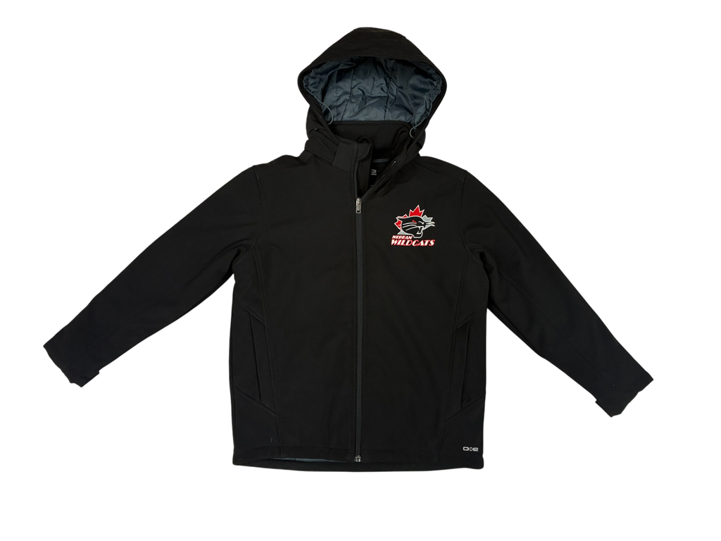 WILDCATS Hooded Winter Softshell black