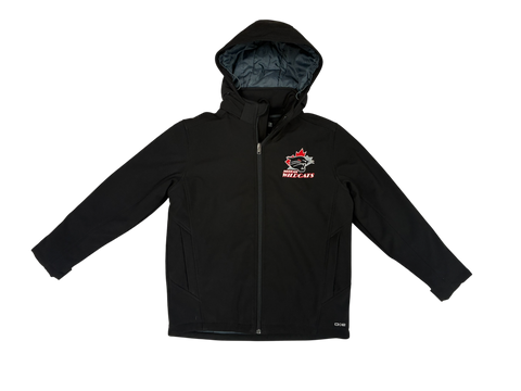WILDCATS Hooded Winter Softshell black
