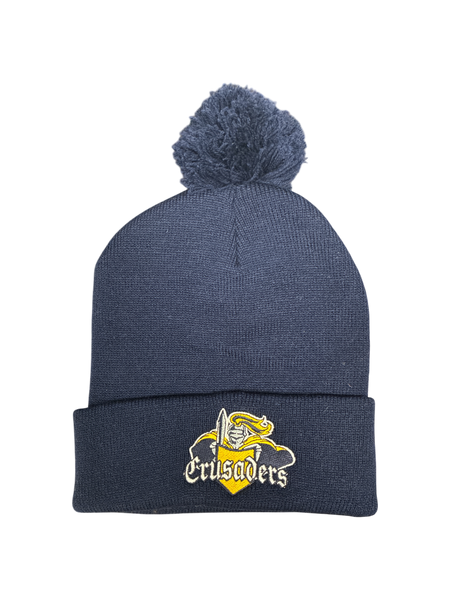 Crusaders Two Toned Pom Tuque