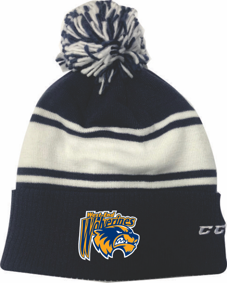 Wolverines CCM Pom Pom Tuque