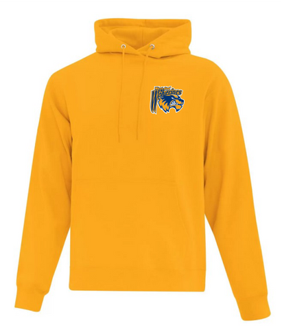 West End Wolverines Embroidered left chest Hoodie