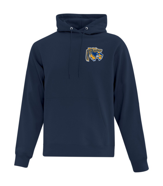 West End Wolverines Embroidered left chest Hoodie