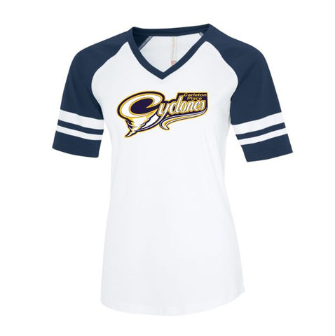 Cyclones Ladies Retro Ball Shirt