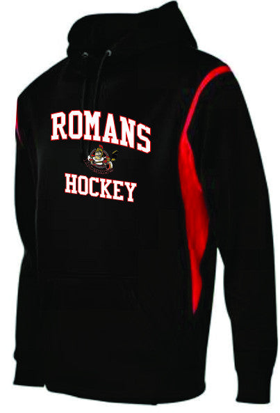 ROMANS Varsity Performance Hoodie - Twill & Embroidered Crest