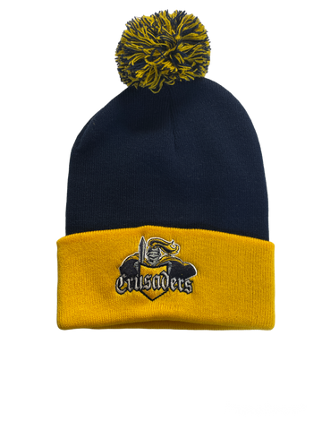 Crusaders Two Toned Pom Tuque