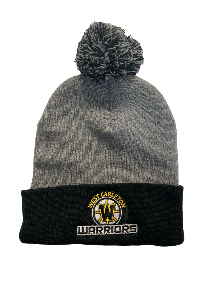 Warriors Two Toned Pom Tuque