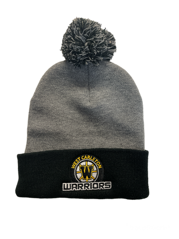 Warriors Two Toned Pom Tuque