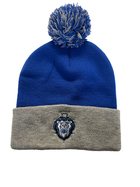 Royals Two Toned Pom Tuque